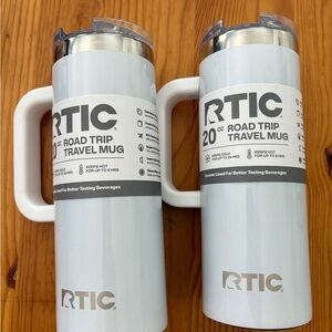 RTIC White Travel Mug - 20 oz (set of 2)